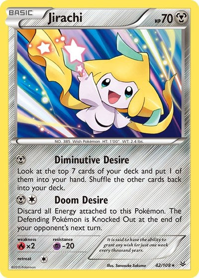 Jirachi - 042/108 - XY - Roaring Skies