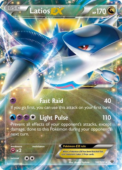 Latios EX - 058/108 - XY - Roaring Skies