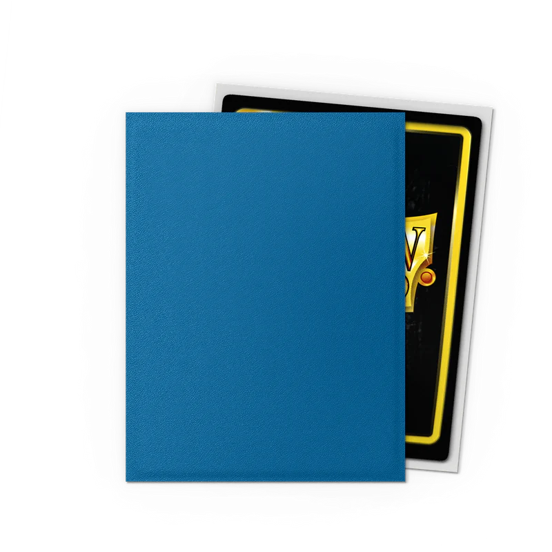 Dragon Shield Dual Matte Sleeves: Cobalt & Silver (100ct)