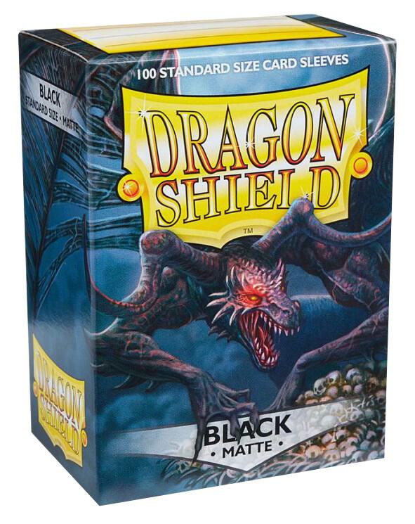 Dragon Shield Matte Sleeves: Black (100ct)