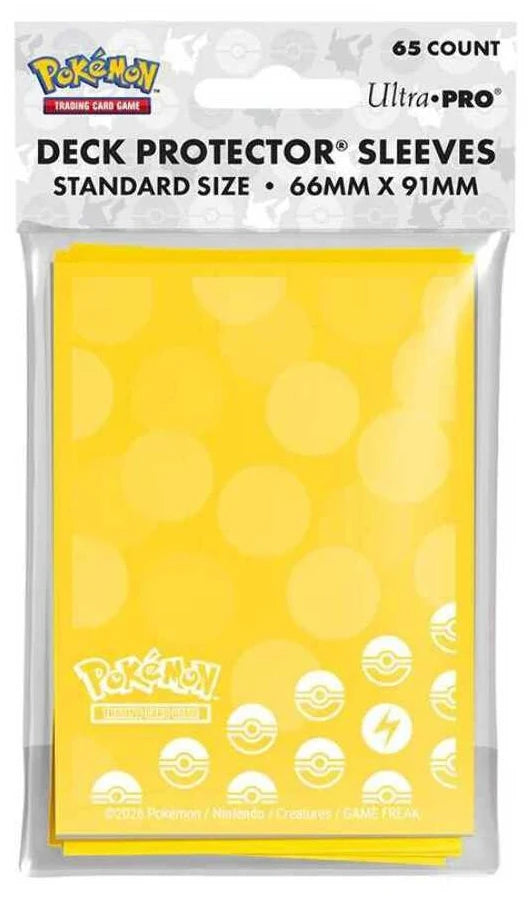 Pokemon - 65-Pack Deck Protector: Energy - Electric Type - Ultra Pro Card Sleeves