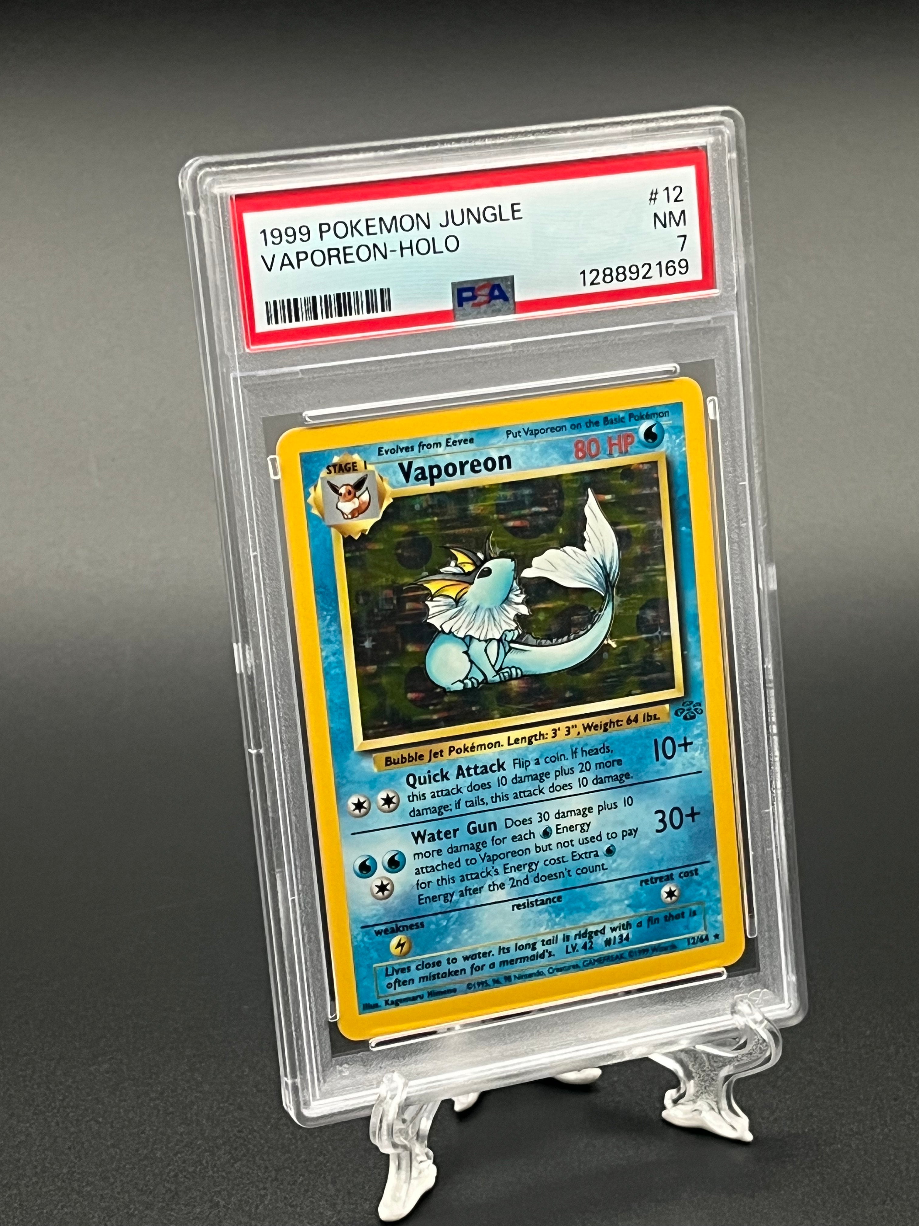 Vaporeon PSA 7 Front
