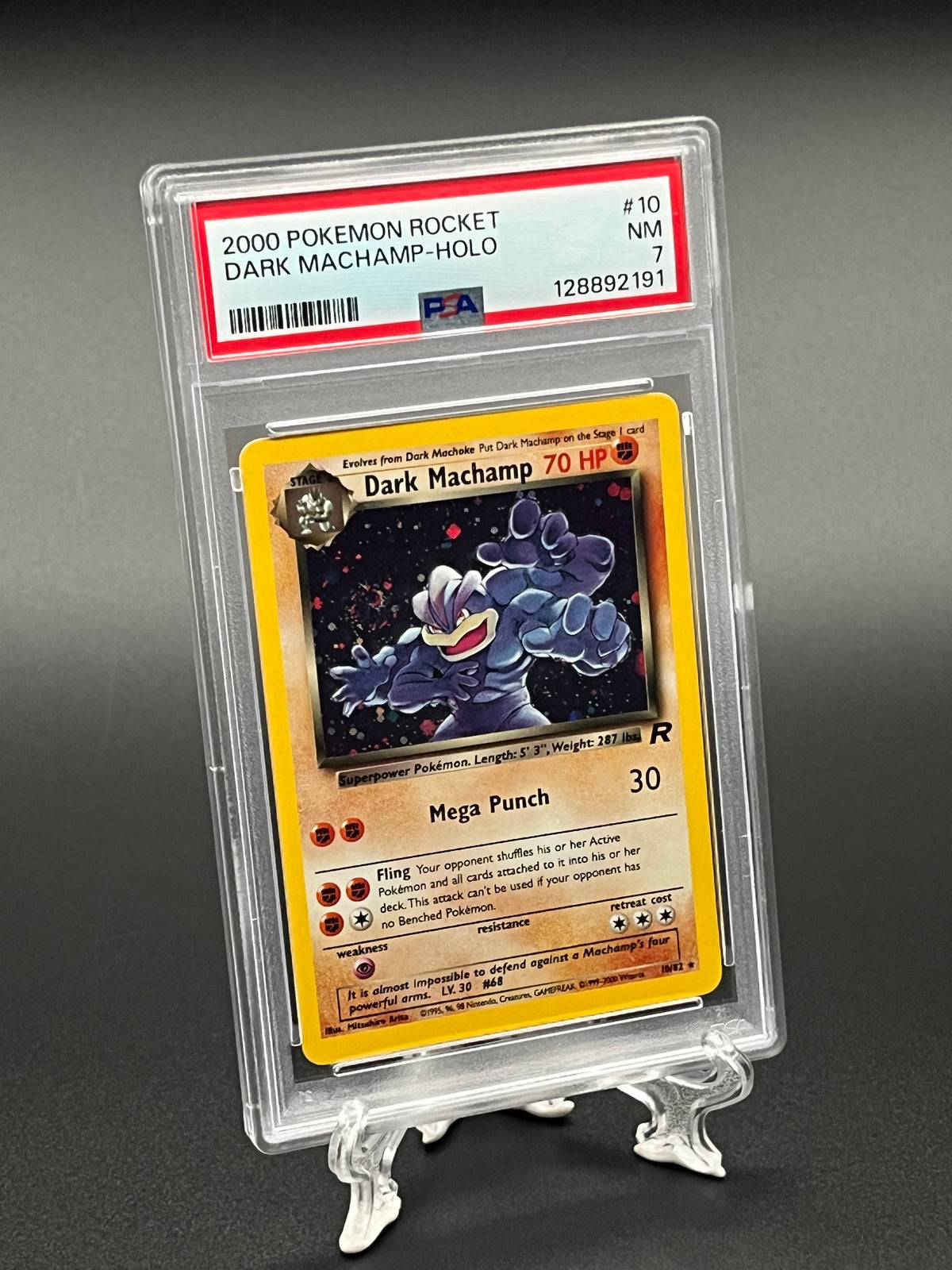 dark machamp pokemon card 2000 Pokémon Team Rocket 010/082 Commander:Ivy, Gleeful Spellthief corners and edges may Sorti Become the Dungeon Master