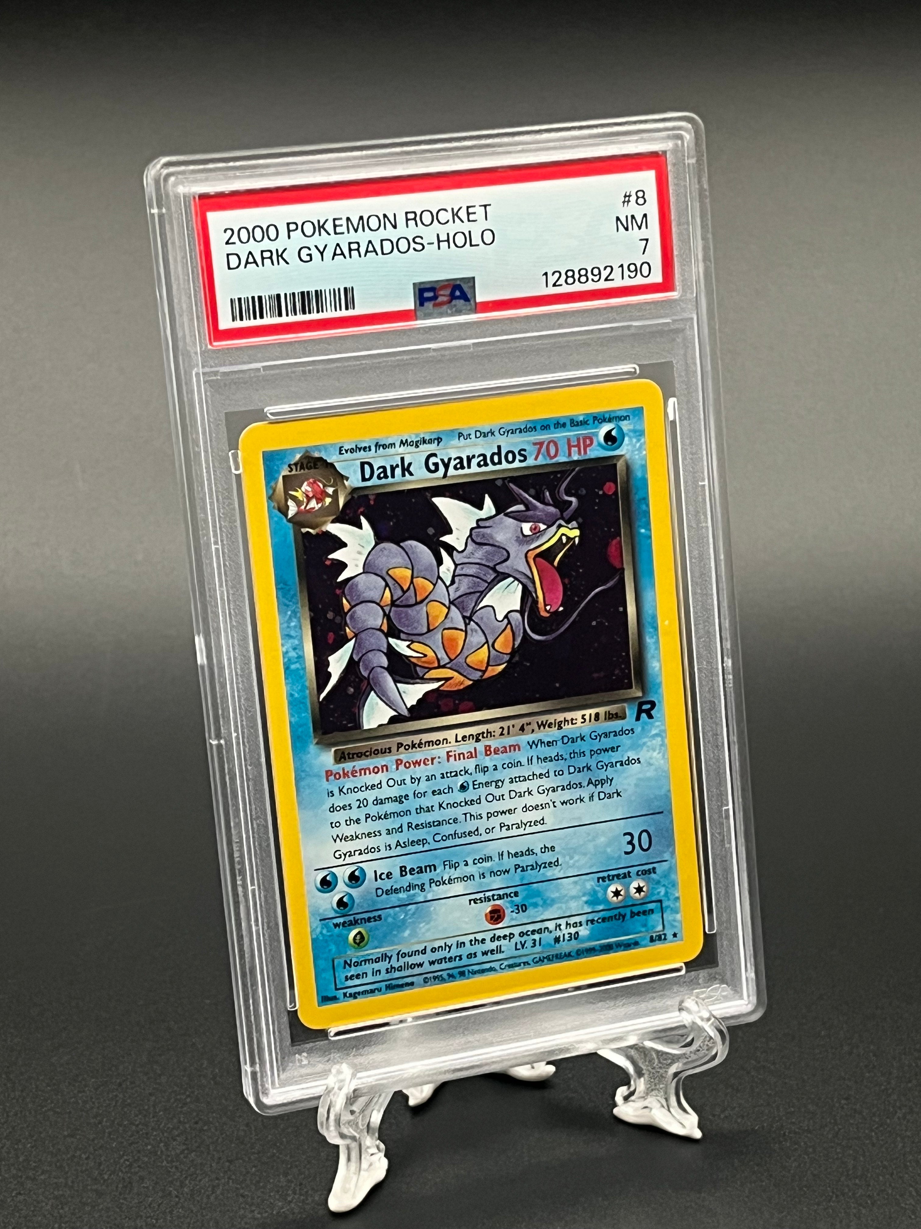 Dark Gyarados PSA 7 Front