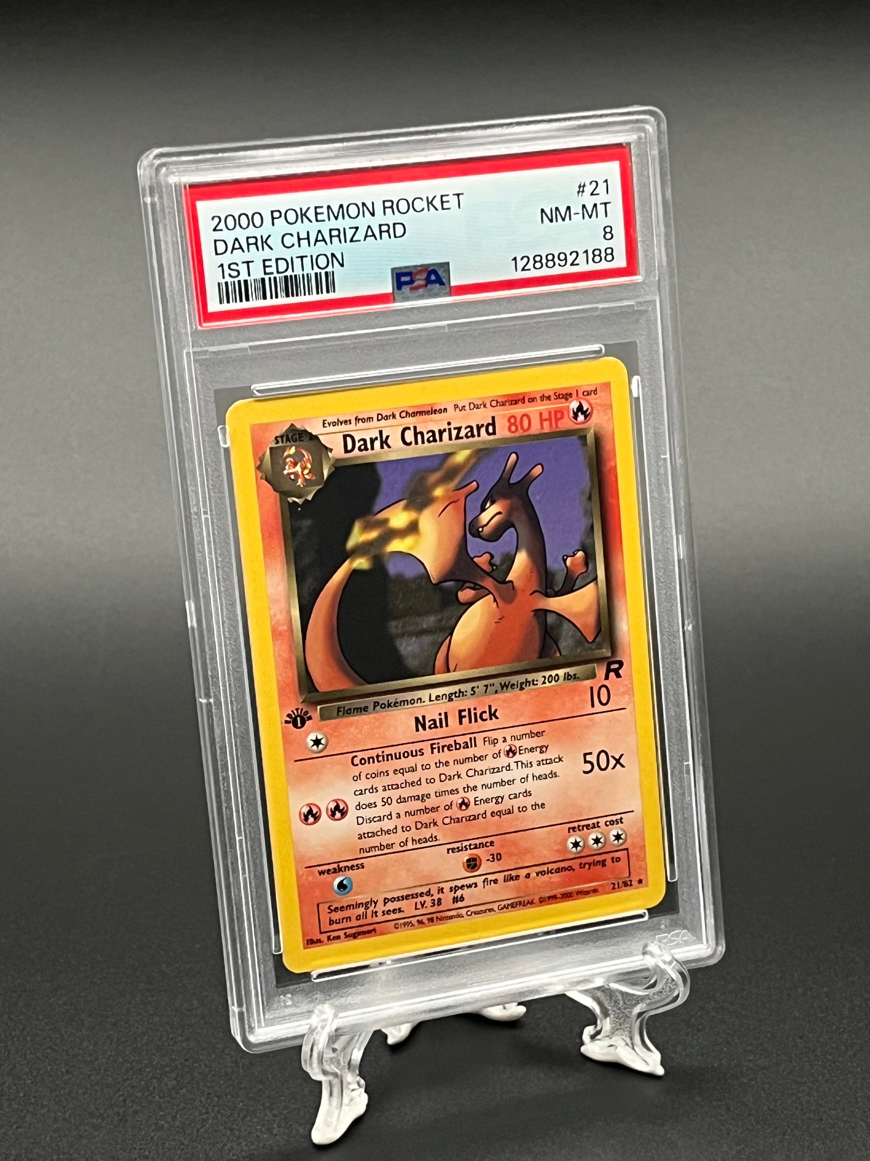 Dark Charizard PSA 8 Front