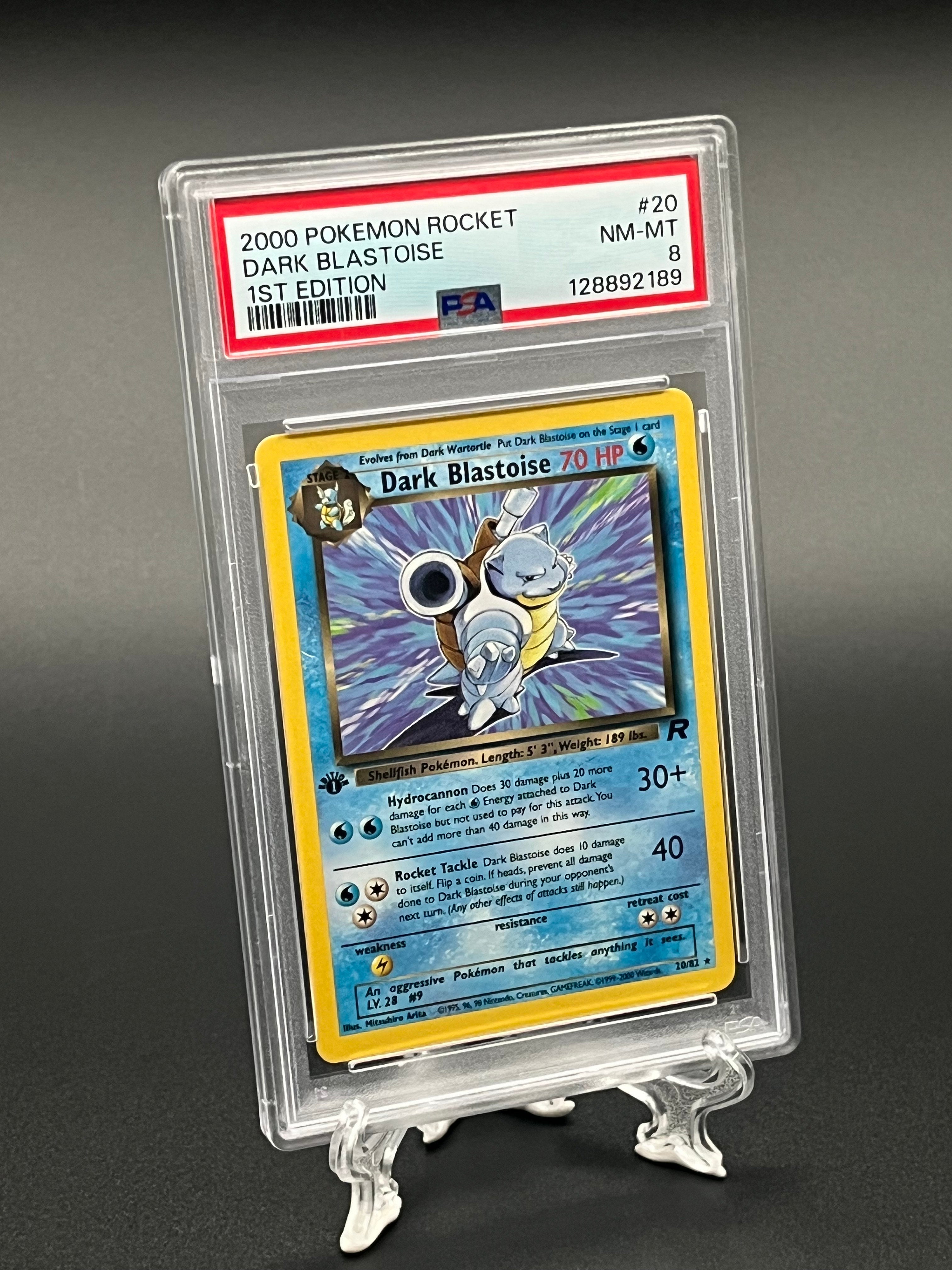 Dark Blastoise PSA 8 Front