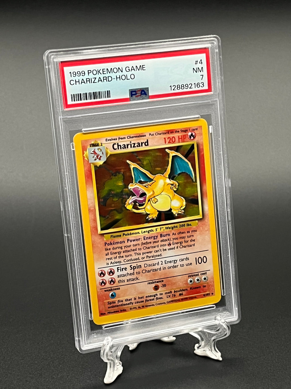 Charizard PSA 7 Front