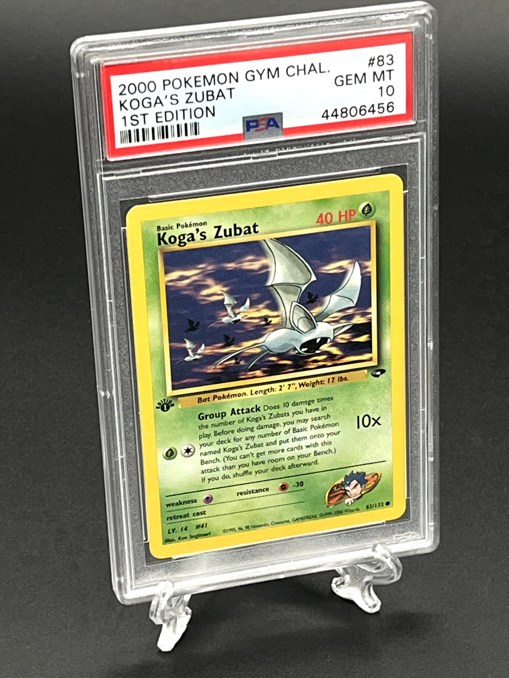 Koga's Zubat PSA 10 Photo 1