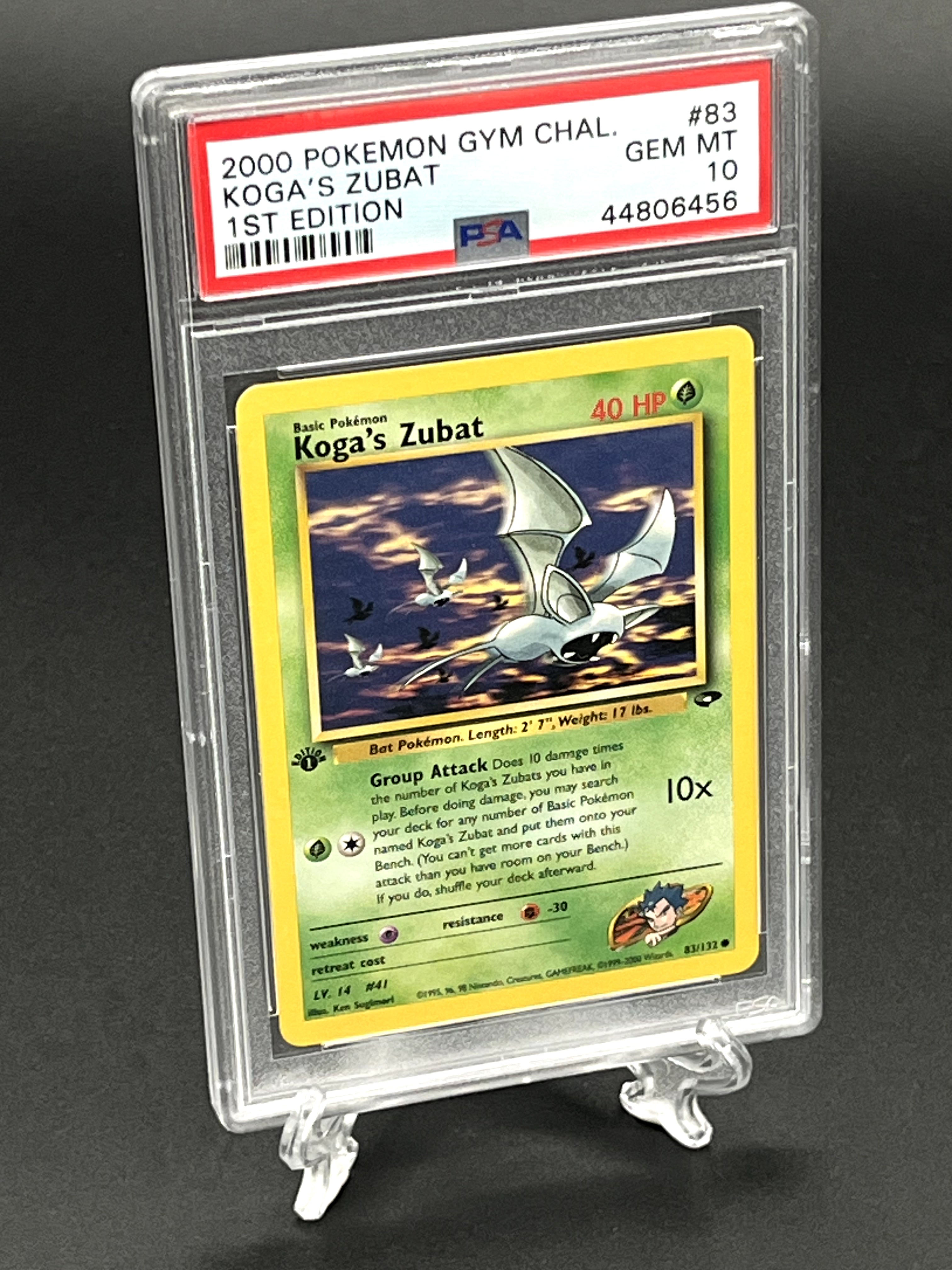 Koga's Zubat PSA 10 Photo 1