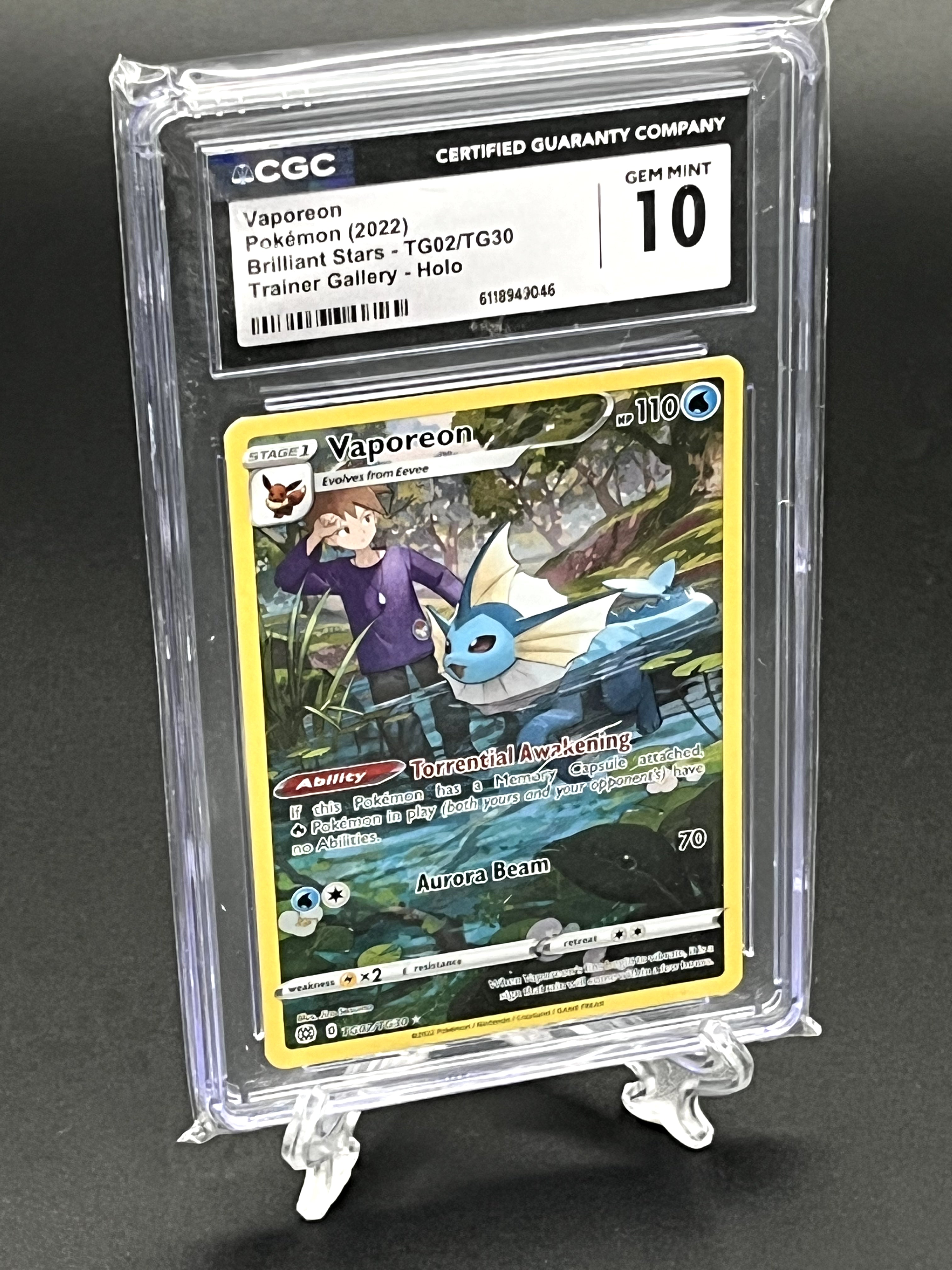 Vaporeon CGC 10 Photo 1