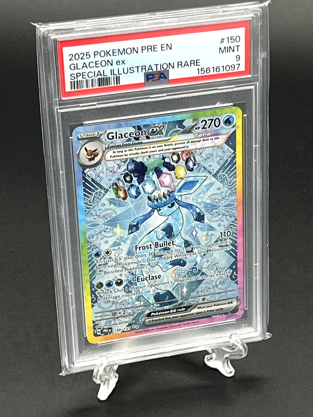 Glaceon ex PSA 9 Photo 1