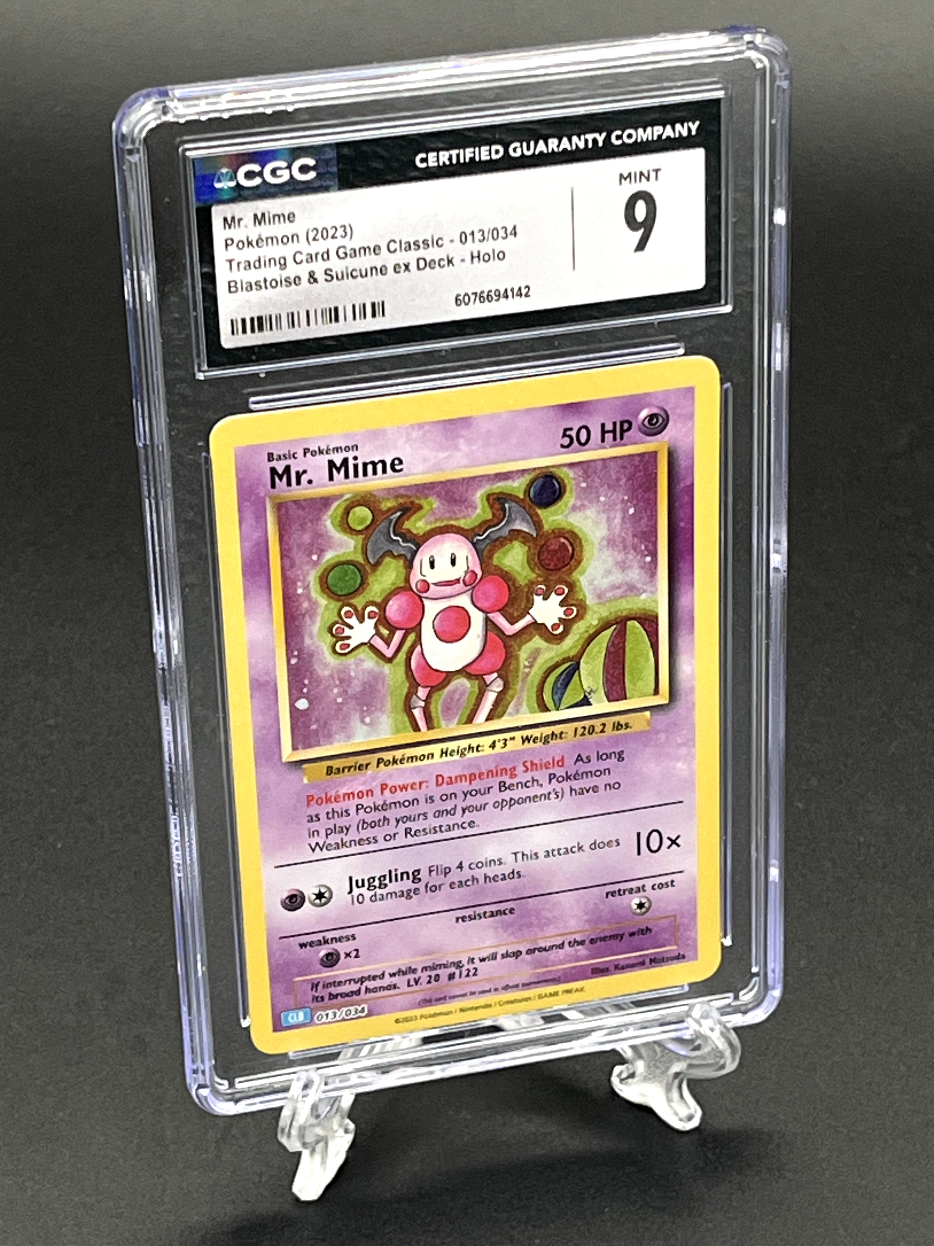 Mr. Mime CGC 9 Photo 1