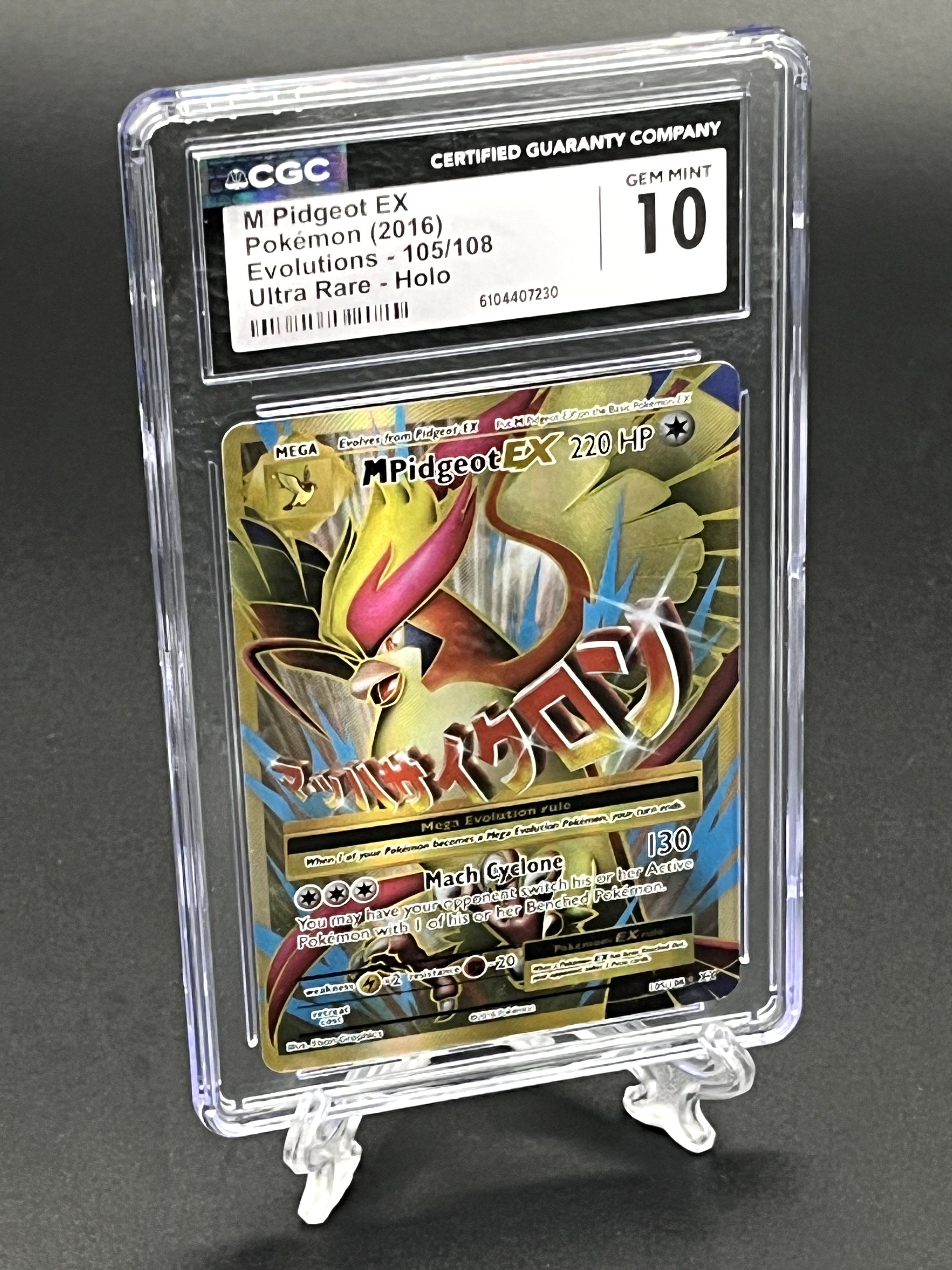 M Pidgeot EX (Full Art) CGC 10 Photo 1