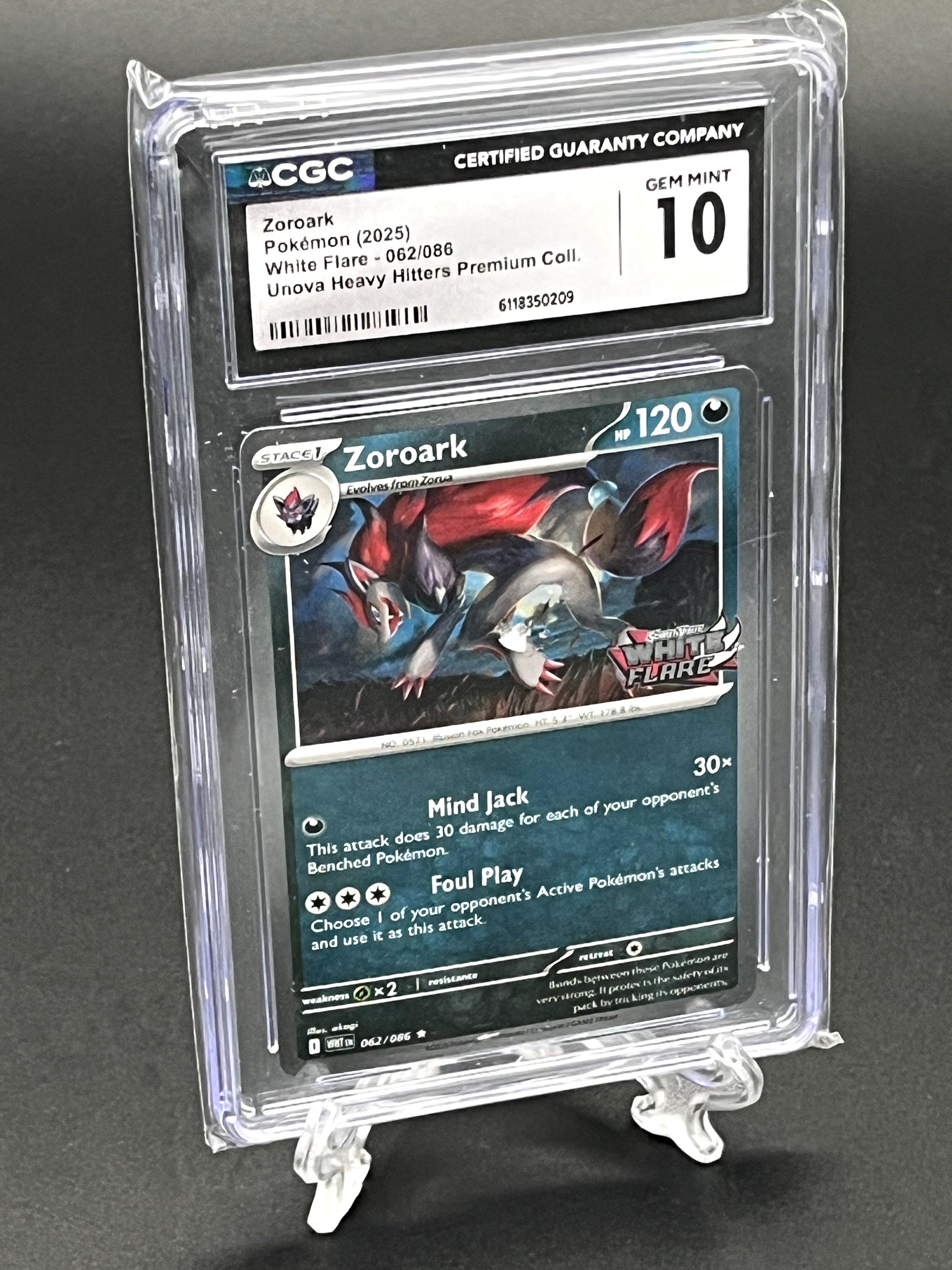 Zoroark (White Flare Stamped) CGC 10 Photo 1
