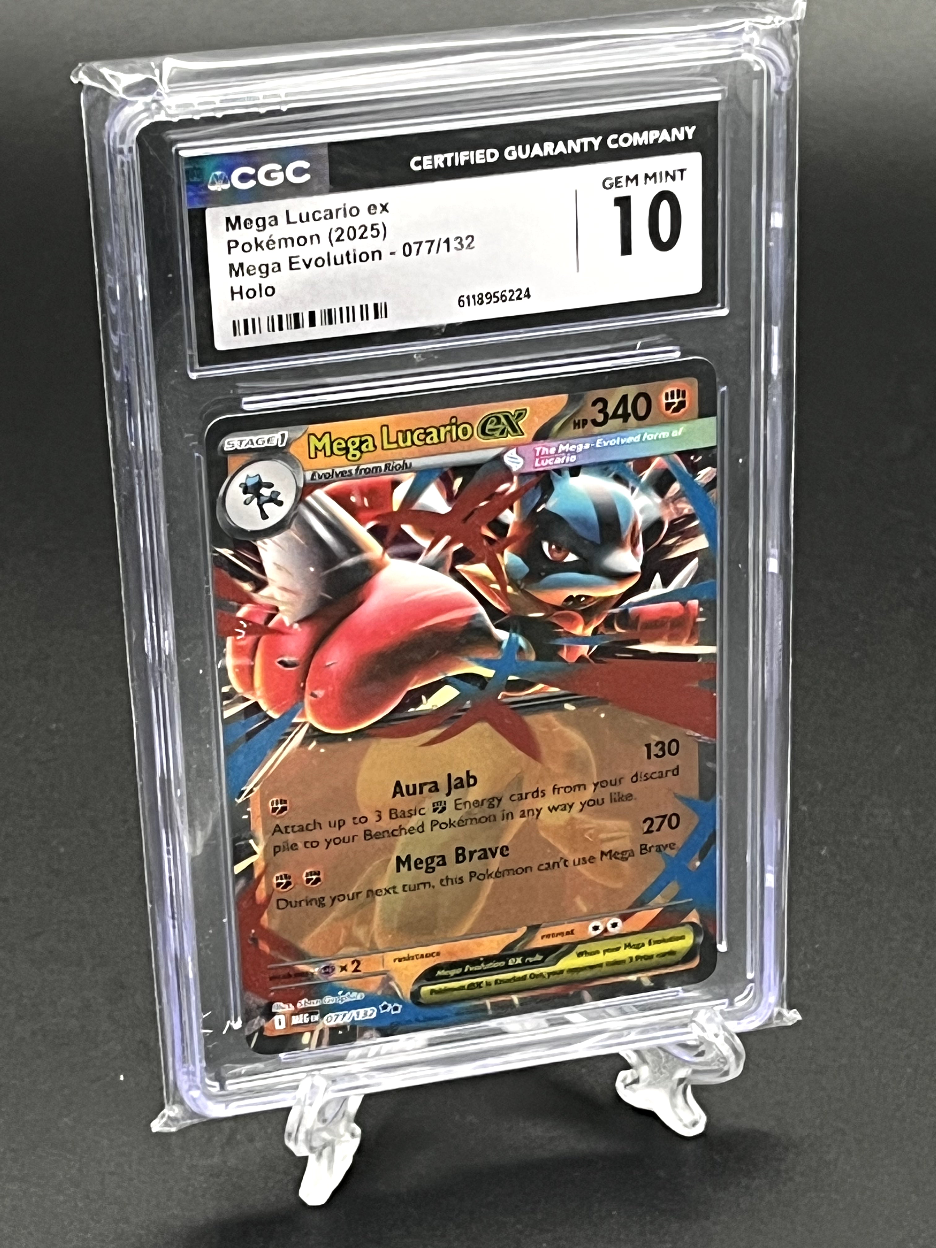Mega Lucario ex CGC 10 Photo 1