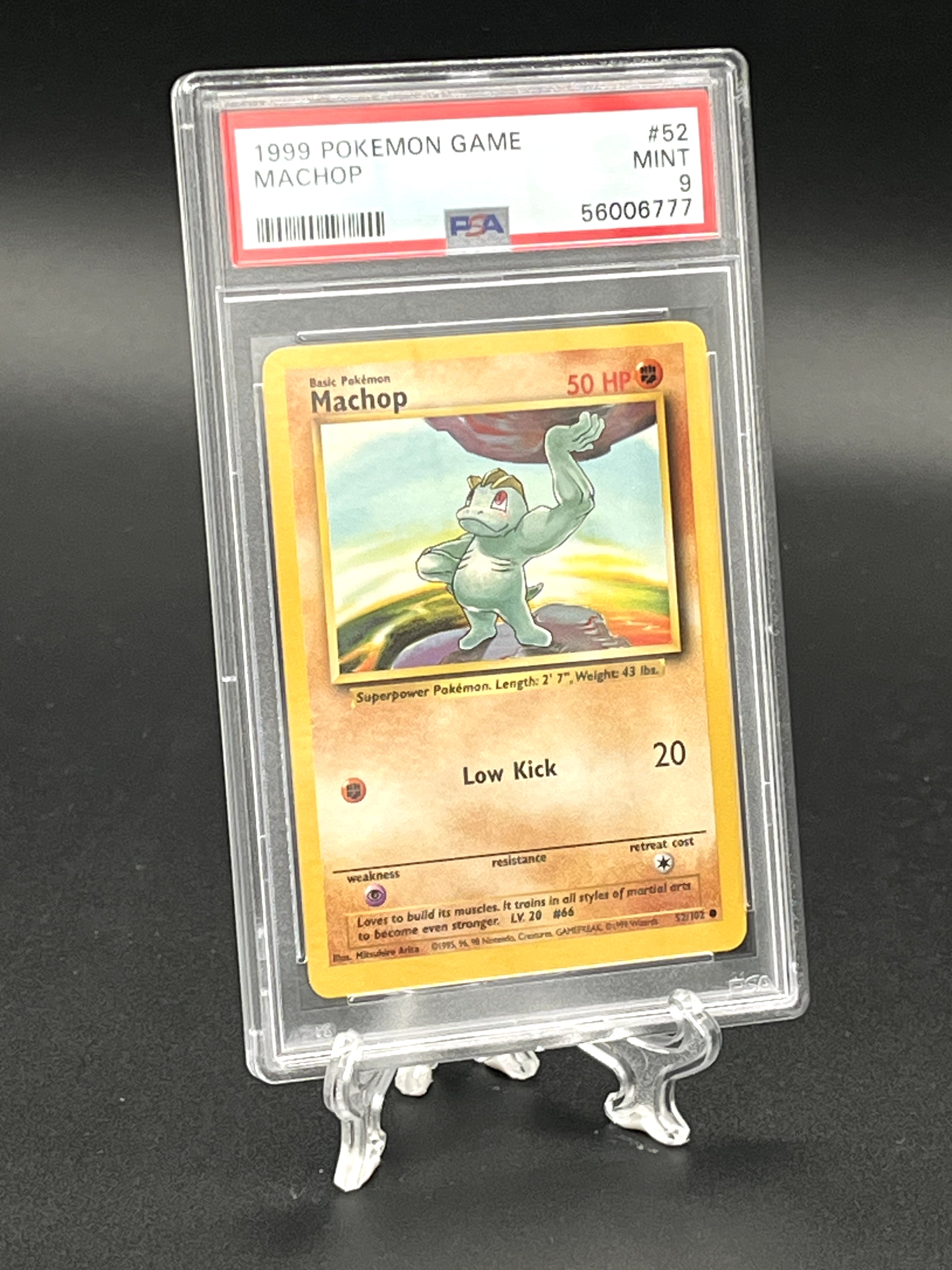 Machop PSA 9 Photo 1