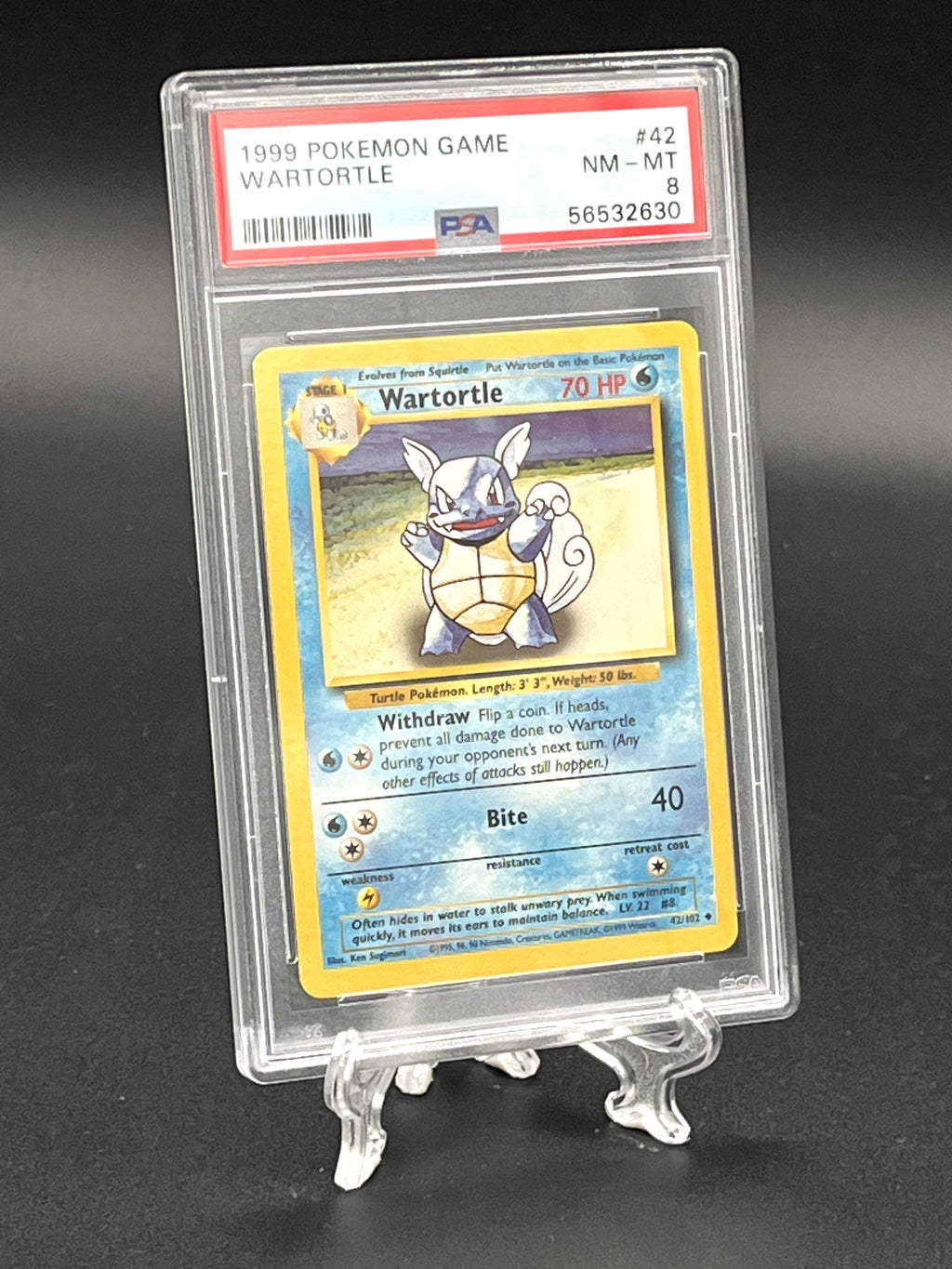 Wartortle PSA 8 Photo 1