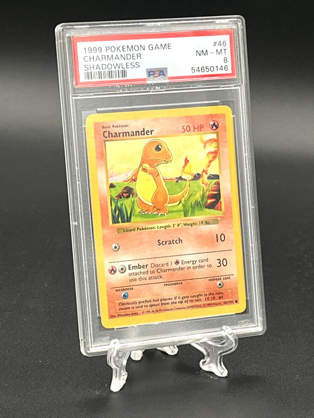 Charmander PSA 8 Photo 1