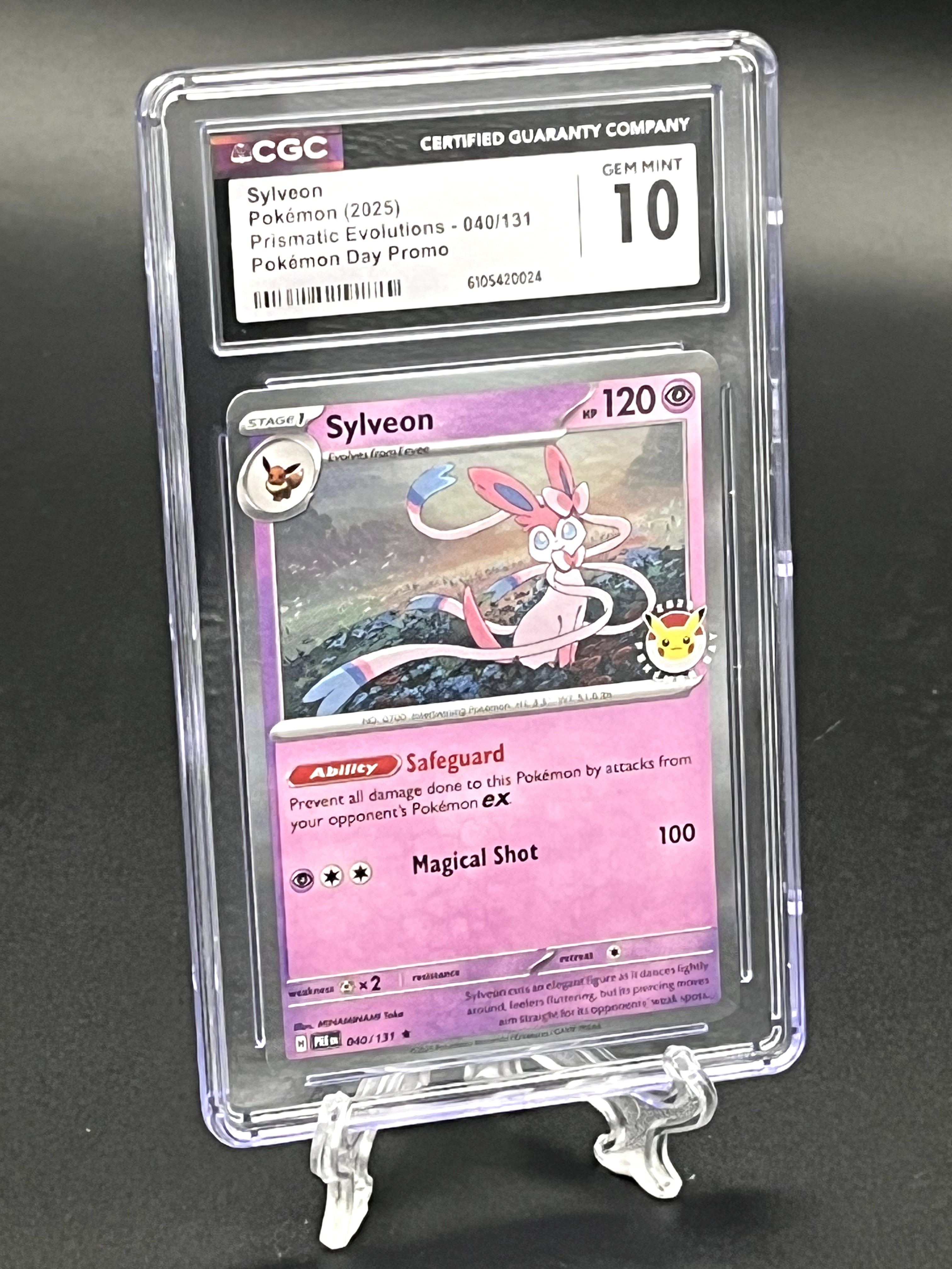 Sylveon (Pokemon Day) CGC 10 Photo 1