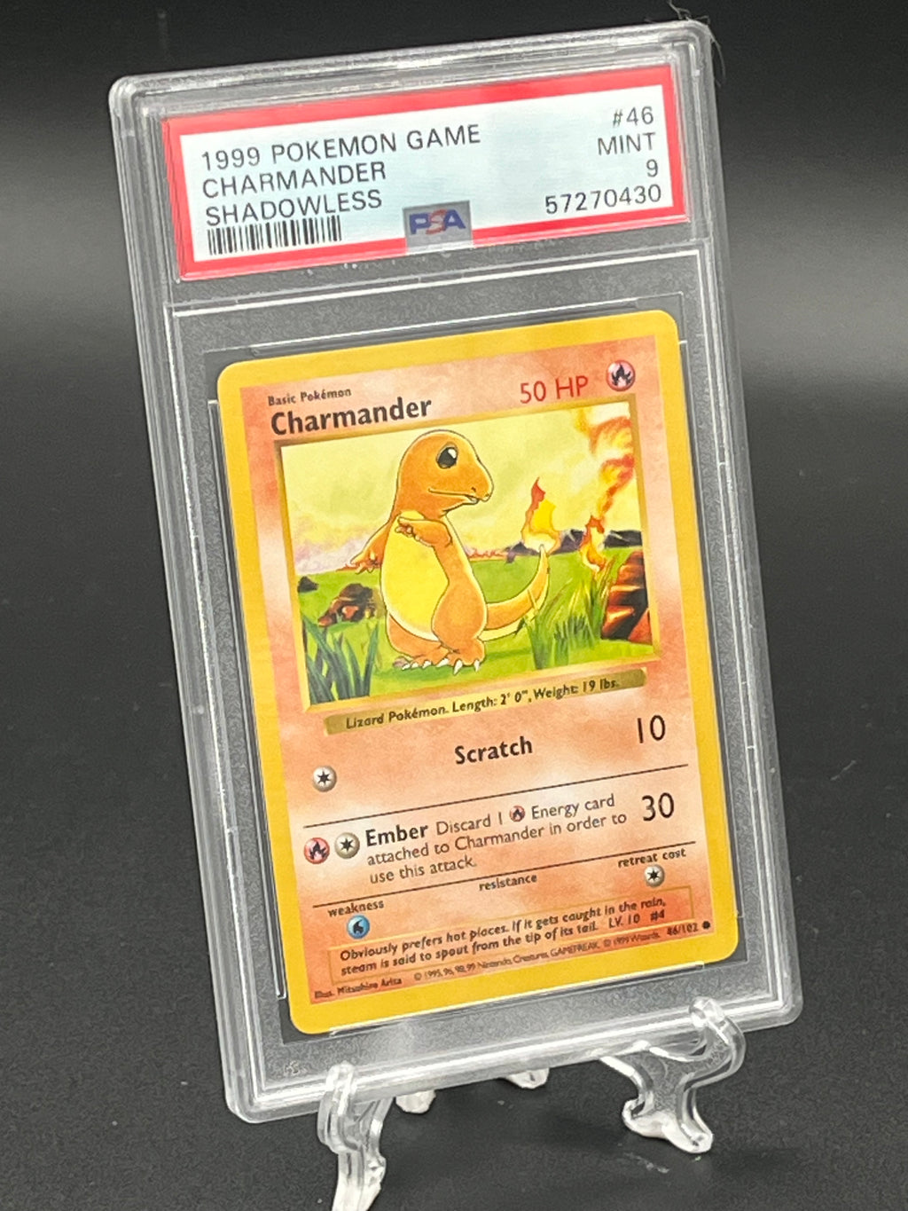 Charmander PSA 9 Photo 1