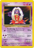 Pokémon trading card featuring Jynx with yellow border
