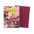 Dragon Shield Dual Matte Sleeves: Pomegranate & Gold (100ct)