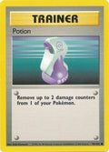Pokémon trading card featuring a potion with text and graphics