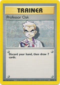 Pokémon trading card featuring Professor Oak as a trainer