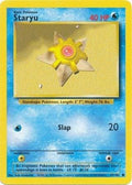 Pokémon card featuring Staryu with a blue and yellow border
