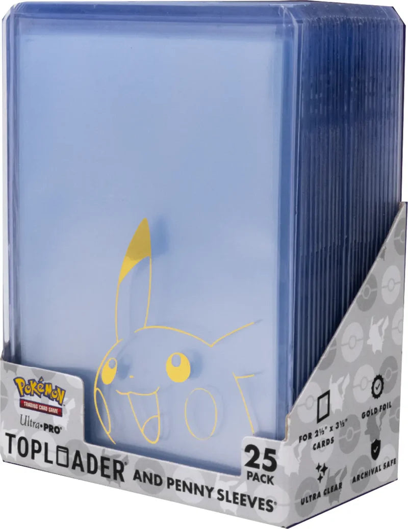 Ultra Pro: Pikachu Toploader & Penny Sleeve Combo (25-Count)